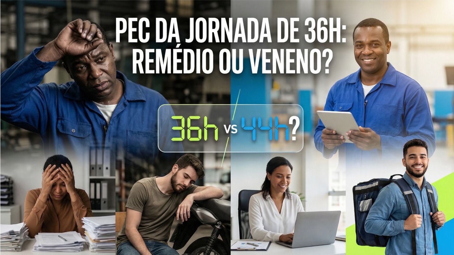 PEC da Jornada de 36h: Remédio ou Veneno para a Produtividade no Brasil?